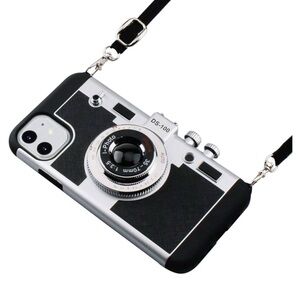 iPhone 12 Mini 5.4 Camera Case Vintage Design 3D Cool Unique Case PC Silicone
